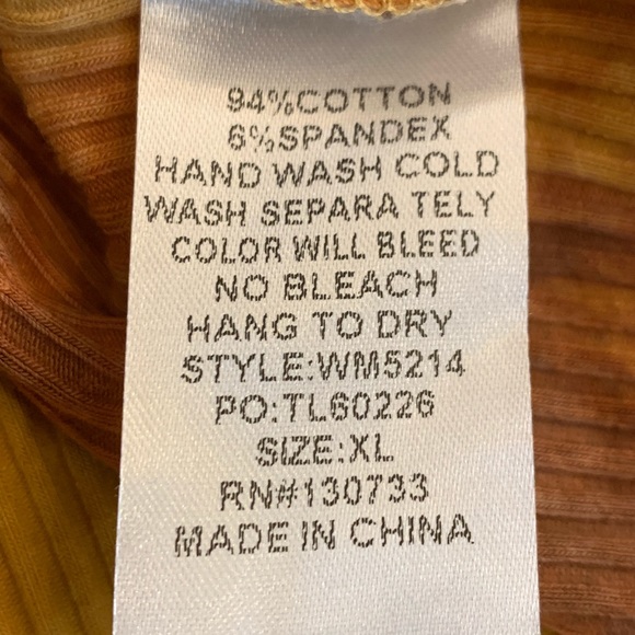 NWT Umgee Plus Yellow Orange Tie Dye Dress sz XL - Picture 5 of 5